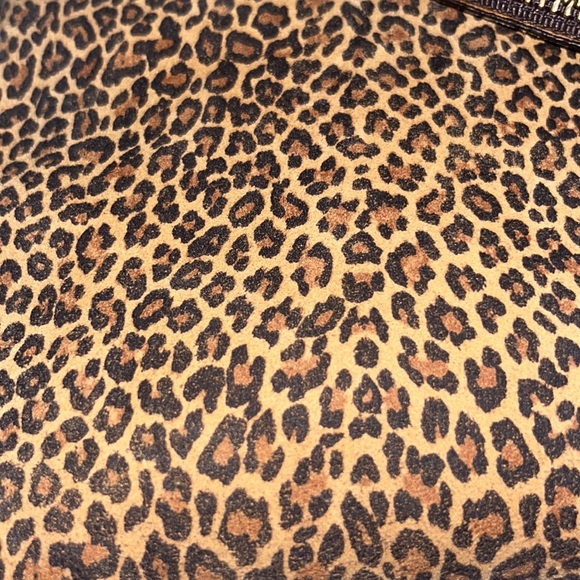 Leander Leather Cheetah Simon Handbag/Crossbody NWTπ€©π€©π€© - Picture 4 of 10